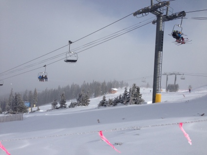 The Excelerator chairlift.