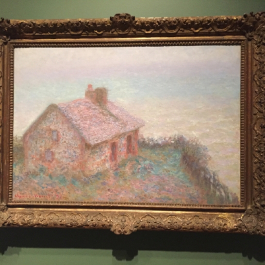 On the 6th floor of the DAM are a few Impressionist paintings in the Places exhibit.