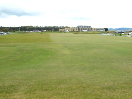 The Old Course start and hotel.